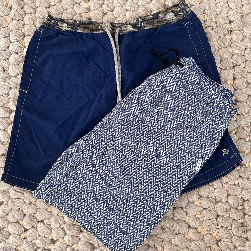 Zeybra Portofino 1962 Boys Swim Trunk bundle blue size 12/14